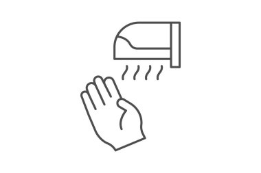 Elektrikli Dudak Temizleyici, vektör, piksel mükemmel, illüstratör dosyası