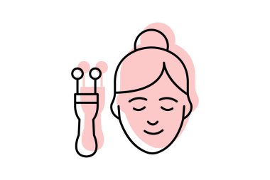 Mikroakım Yüz Aygıtı, vektör, piksel mükemmel, illüstratör dosyası