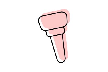 Buz Küre Masajcısı, vektör, piksel mükemmel, illüstratör dosyası