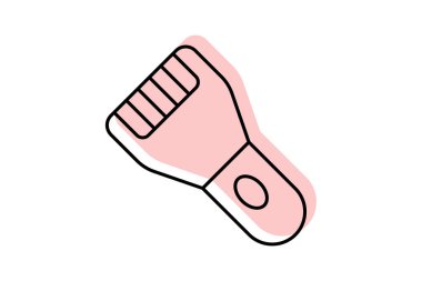 Yüz Epilatörü, vektör, piksel mükemmel, illüstratör dosyası