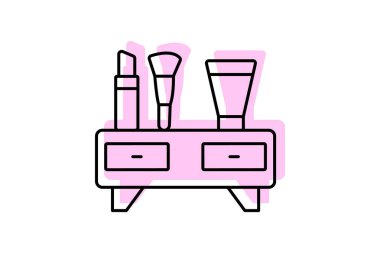 Ultrasonik yüz masajı, vektör, piksel mükemmel, illüstratör dosyası