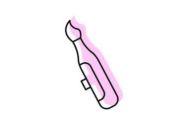 Balmumu Isıtıcı Kit, vektör, piksel mükemmel, illüstratör dosyası