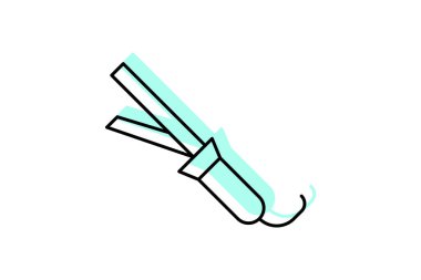 Sıcak & Soğuk Yüz Masajı, vektör, piksel mükemmel, illüstratör dosyası