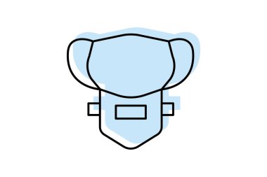 Burun Şekli Aygıtı, vektör, piksel mükemmel, illüstratör dosyası