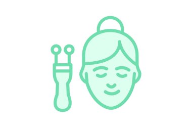 Mikroakım Yüz Aygıtı, vektör, piksel mükemmel, illüstratör dosyası