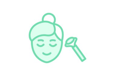 Jade Roller, vektör, piksel mükemmel, illüstratör dosyası