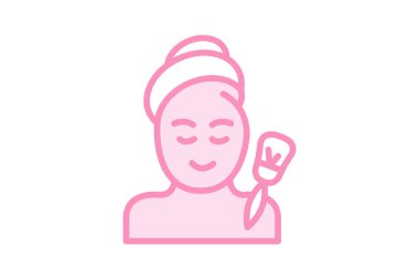 Yaşlanma karşıtı mikro dermabrüksiyon, vektör, piksel mükemmel, illüstratör dosyası