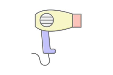 Akıllı Saç fırçası, vektör, piksel mükemmel, illüstratör dosyası