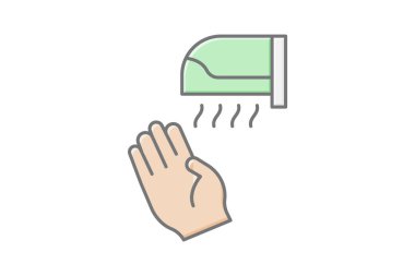 Elektrikli Dudak Temizleyici, vektör, piksel mükemmel, illüstratör dosyası