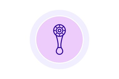 24k Altın Yüz Masajcısı, vektör, piksel mükemmel, illüstratör dosyası