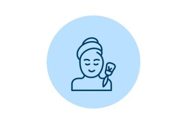 Yaşlanma karşıtı mikro dermabrüksiyon, vektör, piksel mükemmel, illüstratör dosyası
