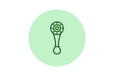 24k Altın Yüz Masajcısı, vektör, piksel mükemmel, illüstratör dosyası