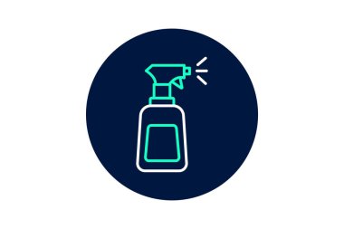 Süpürge Temizleyici, vektör, piksel mükemmel, illüstratör dosyası