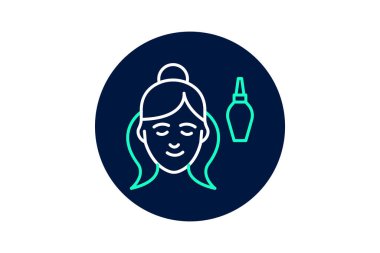 Yüz soğutma silindiri, vektör, piksel mükemmel, illüstratör dosyası