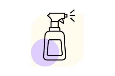 Süpürge Temizleyici, vektör, piksel mükemmel, illüstratör dosyası