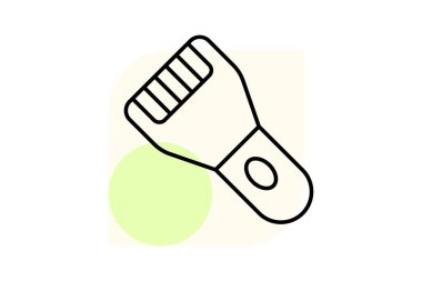 Yüz Epilatörü, vektör, piksel mükemmel, illüstratör dosyası