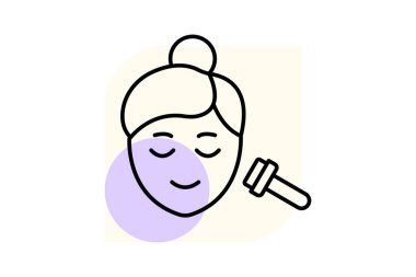 Silikon Yüz Fırçası, vektör, piksel mükemmel, illüstratör dosyası