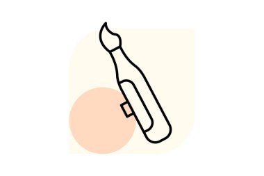 Balmumu Isıtıcı Kit, vektör, piksel mükemmel, illüstratör dosyası