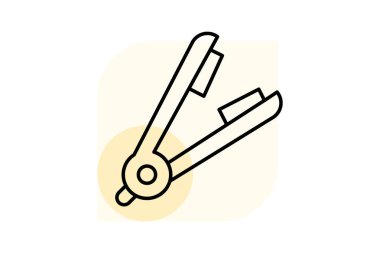 Elektrikli Makyaj Fırçası Temizleyici, vektör, piksel mükemmel, illüstratör dosyası