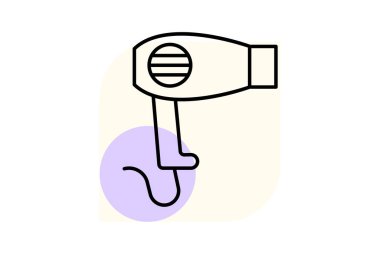 Akıllı Saç fırçası, vektör, piksel mükemmel, illüstratör dosyası