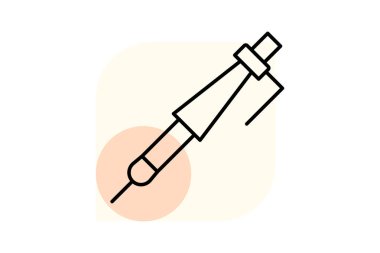 Saç büyütme lazer kapağı, vektör, piksel mükemmel, illüstratör dosyası