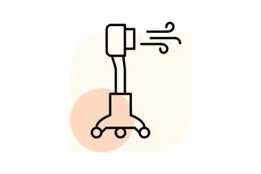 Elektrik Yüz Kaldırma Kemeri, vektör, piksel mükemmel, illüstratör dosyası