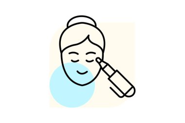 Yüz Kaldırma Bant, vektör, piksel mükemmel, illüstratör dosyası