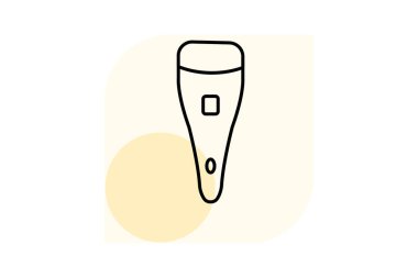 Ultrasonik Lip Bakım Aygıtı, vektör, piksel mükemmel, illüstratör dosyası