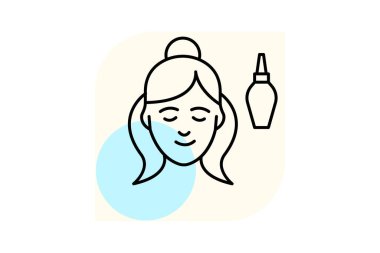 Yüz soğutma silindiri, vektör, piksel mükemmel, illüstratör dosyası