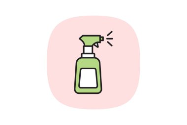 Süpürge Temizleyici, vektör, piksel mükemmel, illüstratör dosyası