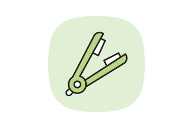 Elektrikli Makyaj Fırçası Temizleyici, vektör, piksel mükemmel, illüstratör dosyası