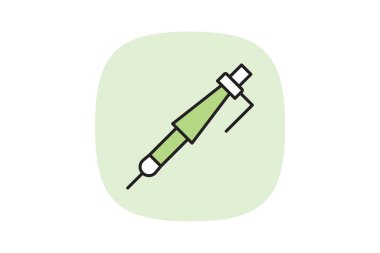 Saç büyütme lazer kapağı, vektör, piksel mükemmel, illüstratör dosyası