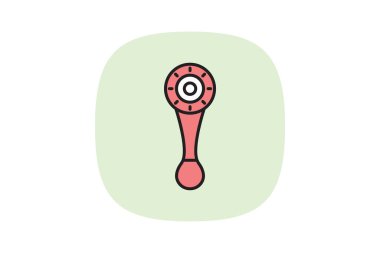 24k Altın Yüz Masajcısı, vektör, piksel mükemmel, illüstratör dosyası