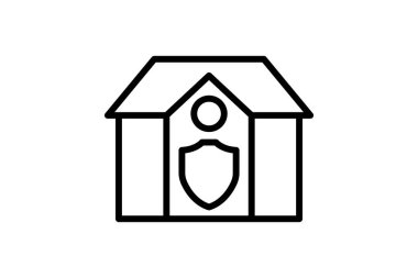 Çiftlik Acil Sığınağı, vektör, piksel mükemmel, illüstratör dosyası