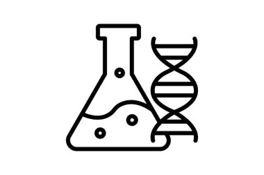 Hayvan Genetik Laboratuvarı, vektör, piksel mükemmel, illüstratör dosyası