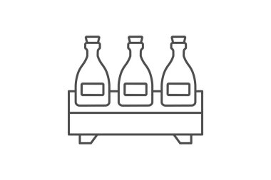 Şarap mahzeni, vektör, piksel mükemmel, illüstratör dosyası