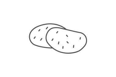 Patates Depolama Alanı, vektör, piksel mükemmel, illüstratör dosyası