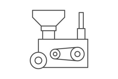 Rice Mill, vektör, piksel mükemmel, illüstratör dosyası