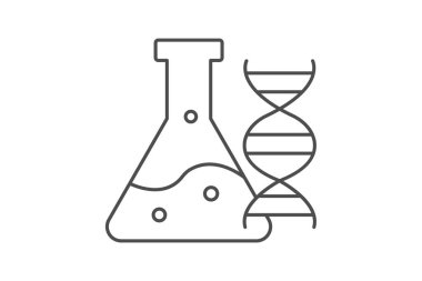 Hayvan Genetik Laboratuvarı, vektör, piksel mükemmel, illüstratör dosyası