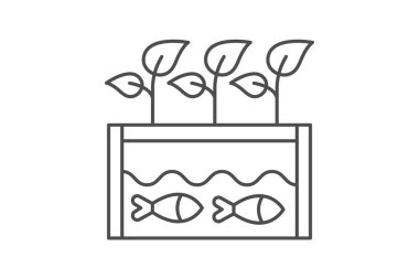 Hidrofonik Besin Tankı, vektör, piksel mükemmel, illüstratör dosyası