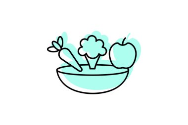 Toprak Besin Depolama, vektör, piksel mükemmel, illüstratör dosyası