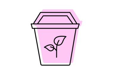 Organik Gübre Binası, vektör, piksel mükemmel, illüstratör dosyası