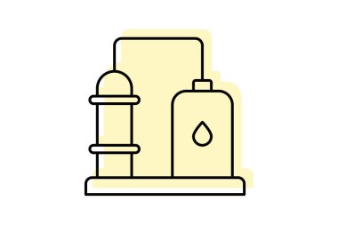 Cotton Cin Evi, vektör, piksel mükemmel, illüstratör dosyası