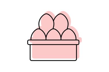 Yumurta Koleksiyon Merkezi, vektör, piksel mükemmel, illüstratör dosyası