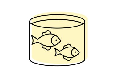 Balık kuluçka yeri, vektör, piksel mükemmel, illüstratör dosyası