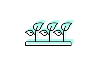 Agroestry Kreş, vektör, piksel mükemmel, illüstratör dosyası