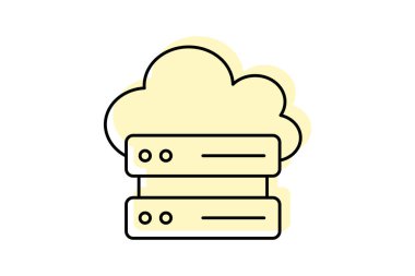 Çiftlik Veri Merkezi, vektör, piksel mükemmel, illüstratör dosyası