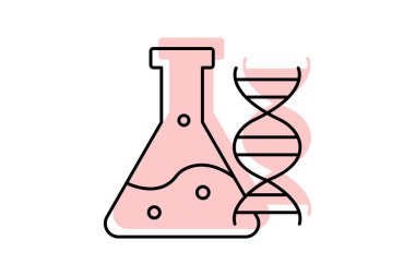 Hayvan Genetik Laboratuvarı, vektör, piksel mükemmel, illüstratör dosyası