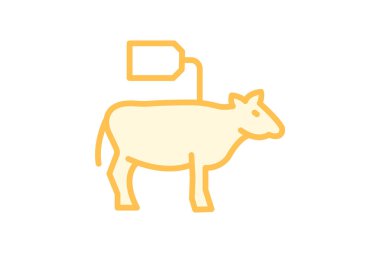 Çiftlik hayvanları mezat ahırı, vektör, piksel mükemmel, illüstratör dosyası