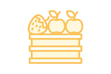 Meyve paketleme evi, vektör, piksel mükemmel, illüstratör dosyası